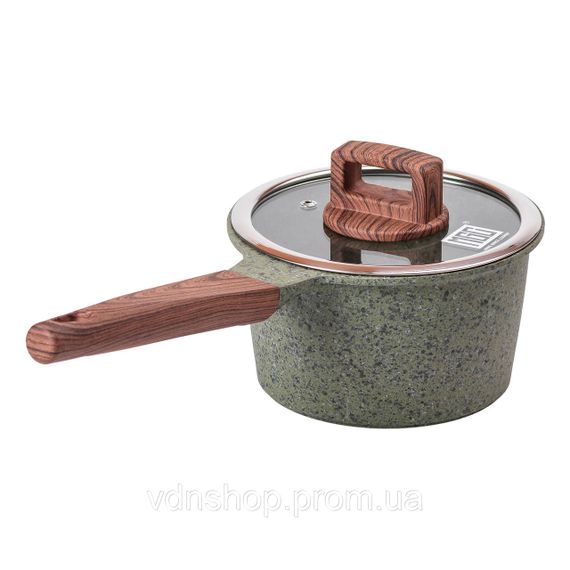 Сотейник с антипригарным покрытием объемом 1,6 л и толстым дном Ø 16 см MGC HP-4-444GR | Зображення 3