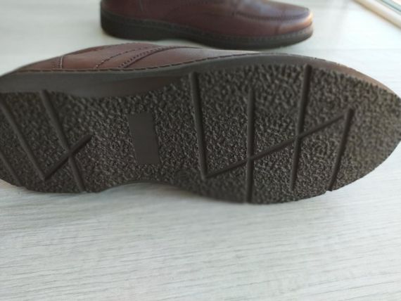 Мужские кожаные туфли Ikos 392 коричневые 39 размер | Зображення 6