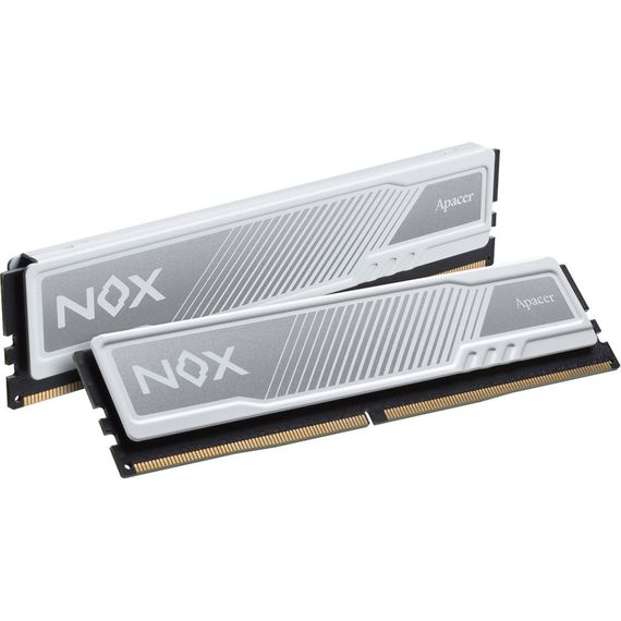 Модуль пам'яті для комп'ютера DDR4 16GB (2x8GB) 3600 MHz NOX White Apacer (AH4U16G36C25YMWAA-2) | Зображення 1