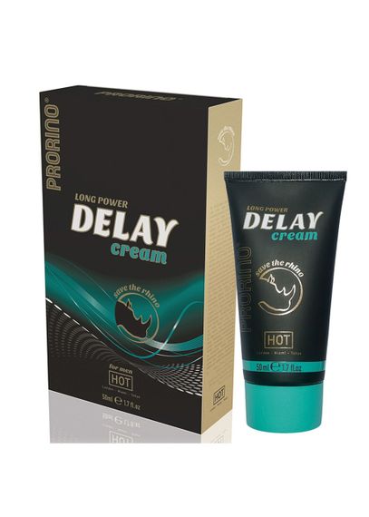 Крем пролонгатор для мужчин HOT Prorino Delay Cream, 50 мл Sex Aura