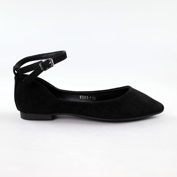 Балетки жіночі 591486 Чорні 36 37 38 39 40 41