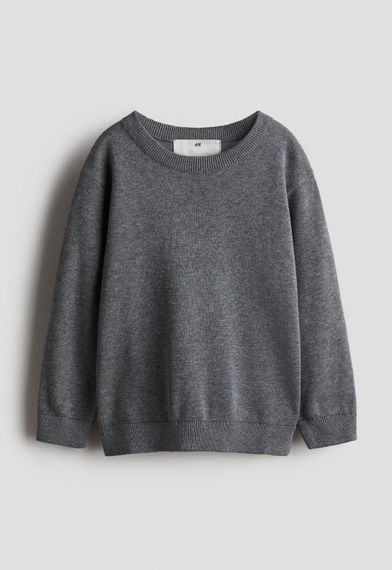 Дитячий светр для хлопчика H&M 92 см Темно-сірий (26010902A)