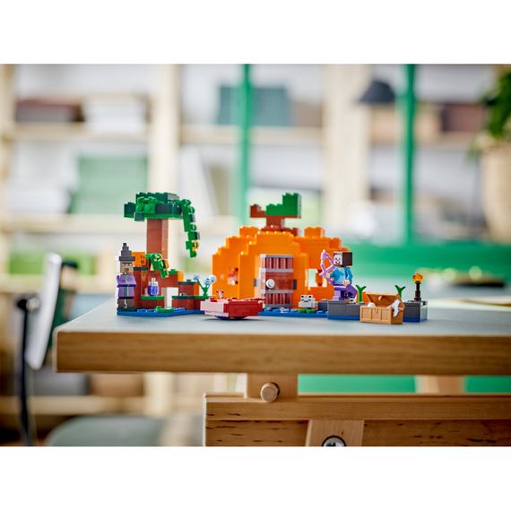 Конструктор LEGO Minecraft Гарбузова ферма 257 деталей (21248) | Зображення 1
