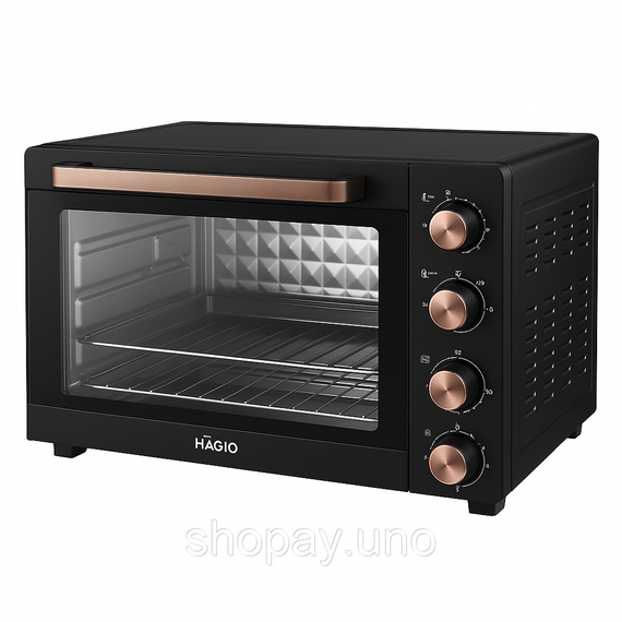 Электродуховка с конвекцией настольная Magio MG-251 45 л, Духовка электрическая настольная для дачи