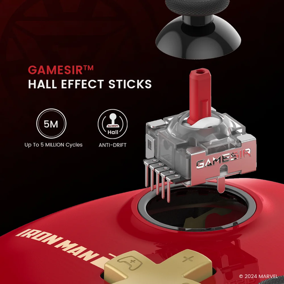 Геймпад Gamesir G7 HE Iron Man, Limited Edition для Xbox Series X/S, Xbox One і Windows 10/11 | Зображення 3