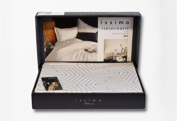 Комплект постільної білизни Issimo Coton Satin 200х220 см Strada White | Зображення 5