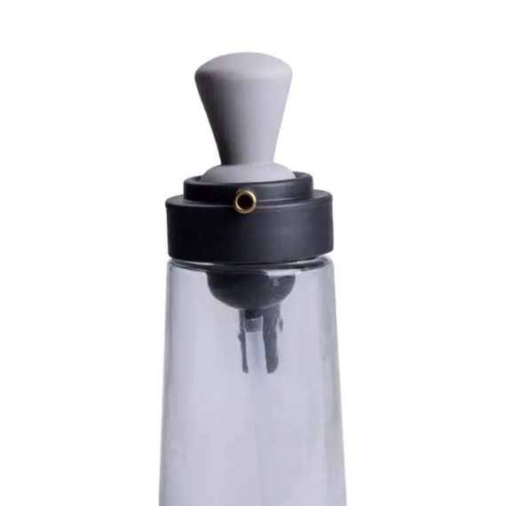 Пляшка для олії з дозатором 550 мл скляна пляшка для оливкової та соняшникової олії HP-1350 | Зображення 3