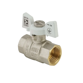 Кран шаровой KOER 1/2" ГГМ (KR.217.W) белый (KR0177)