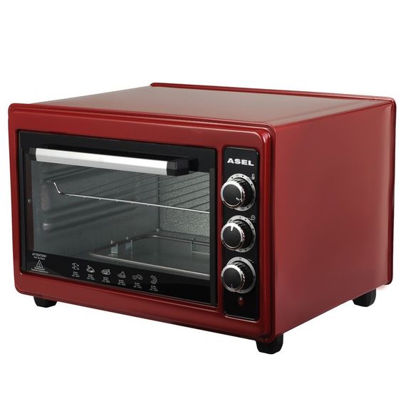 Гриль электрический ASEL AF33-23 1300 Вт 33 Л, Электродуховка духовка настольная, FY-501 Печи электрические | Зображення 3