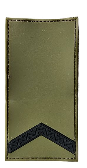 Шеврон погон Tactic4Profi гумовий Старший солдат  ЗСУ хакі (10*5)