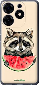 Чохол на Tecno Spark 10 Pro Єнотик з кавуном "4605u-3022-2448"