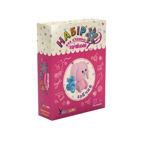 Детский набор для вязания крючком "Зайчик" (ВК-001) BK-001 от 8-ми лет