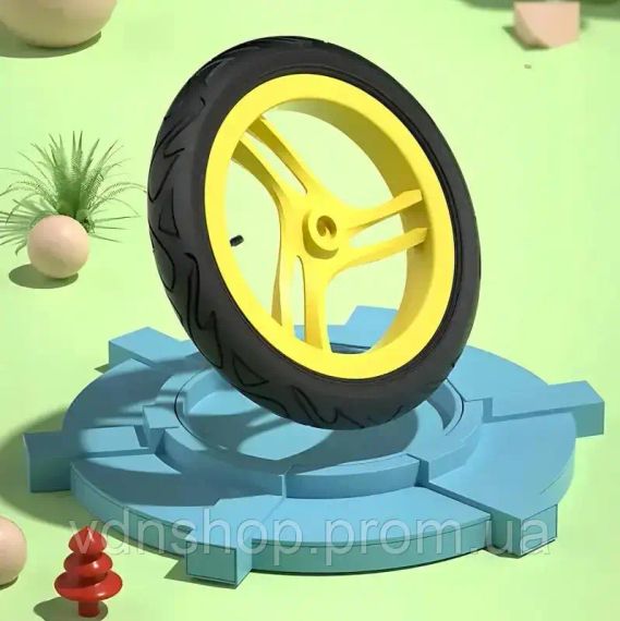 Велобег с дельфином, складной беговел от 2 до 5 лет, надувные колеса 12", нагрузка до 40 кг, ВА03 4 кг | Зображення 7