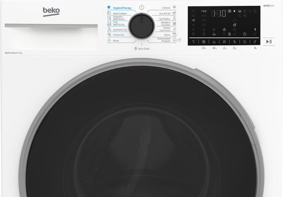 Прально-сушильна машина Beko фронтальна B5DFT58447W | Зображення 3