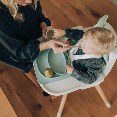 Тарелка детская FreeON Bear, силіконова, pink (39692) | Зображення 1