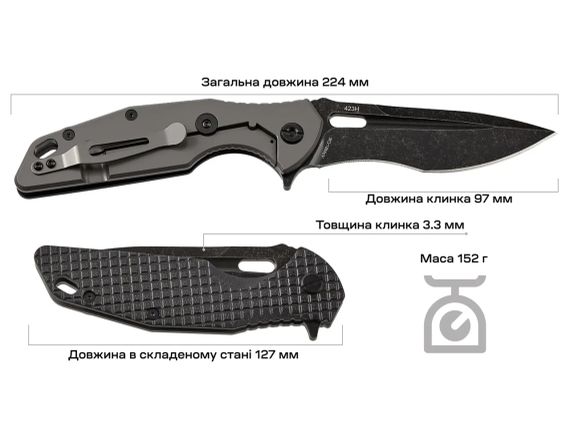 Ніж Skif Defender II BSW Black | Зображення 8