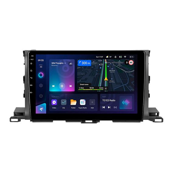 Штатна магнітола серії Teyes CC3L під Toyota Highlander 3 XU50 2013-2018 Kluger 2014-2020 (W2) 10 дюймів