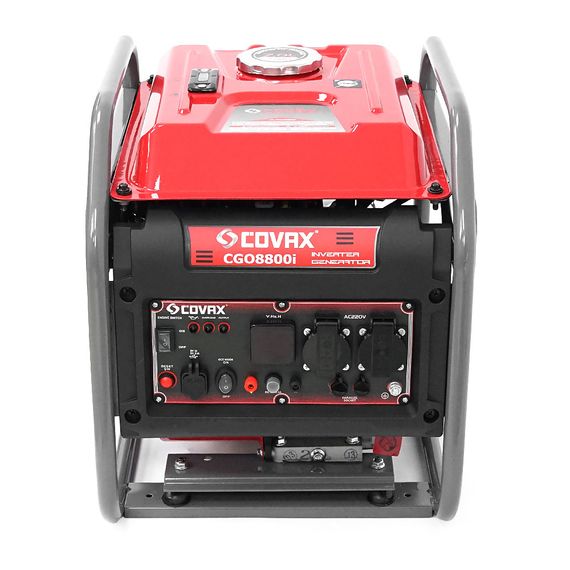 Генератор інверторний бензин COVAX CGO8800i, 6.0kW, однофазний 220V, 50Hz, electrik starter, 4-stroke, бак 7L, 440х385х465mm, 37kg | Зображення 3