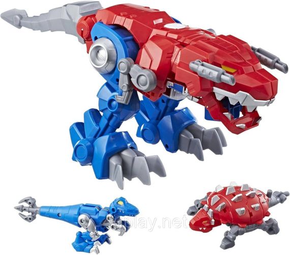 Трансформер Оптимус Прайм динозавры Оригинал Transformers Rescue Bots Knight Watch Optimus Prime | Зображення 1