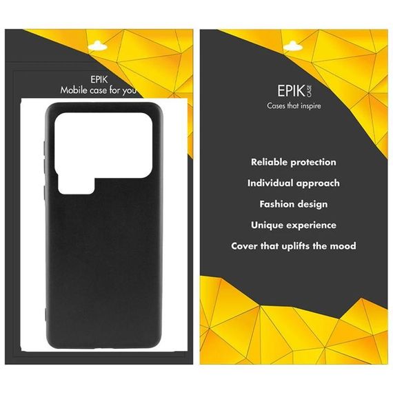 Чехол TPU Epik Black для Xiaomi 17 Pro Max Черный | Зображення 1