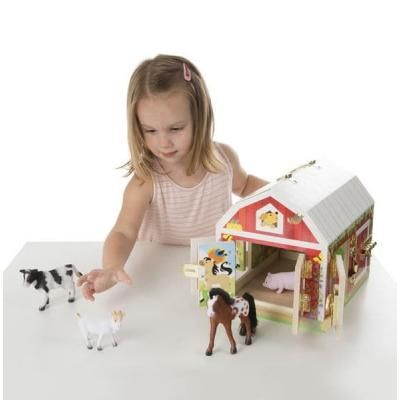 Розвиваюча іграшка Melissa&amp;Doug Будиночок-сарай з тваринами (MD2564) | Зображення 3