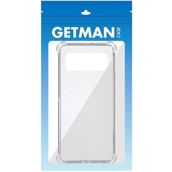 TPU чехол GETMAN Ease logo усиленные углы Full Camera для Google Pixel 10 Бесцветный (прозрачный) | Зображення 1