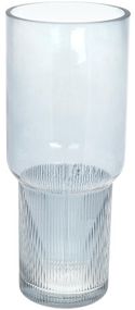Кількість: Ваза настільна скляна Fuji 32х13см light blue