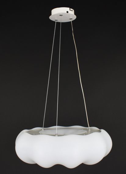 Люстра світлодіодна підвісна LED світильник для квартири на стелю лед 27944 Білий 35-150х45х45 см. | Зображення 6