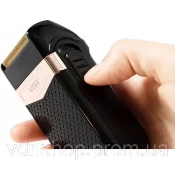 Шейвер VGR V-331 для бритья работа от аккумулятора 50 минут (V-331) | Зображення 3