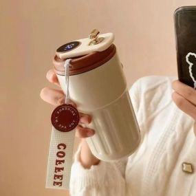 Вакуумна кавова кружка з нержавіючої сталі, 450 мл Stainless Steel Vaccume Coffee Mug