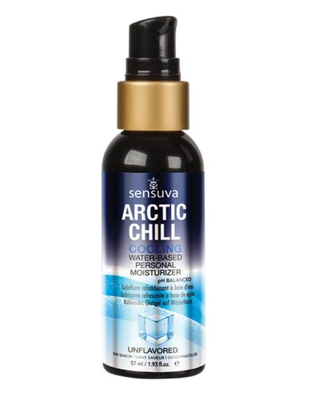 Лубрикант на водной основе Sensuva - Arctic Chill Cooling (57 мл), без глицерина и парабенов