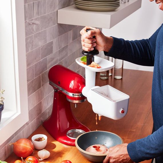 Набір з 2 насадок для перетирання овочів та фруктів KitchenAid 5KSMFVSFGA | Зображення 6