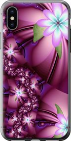 Чехол на iPhone XS Цветочная мозаика "1961u-1583-17620"