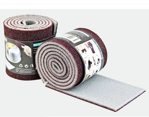 Абразивная губка для чистки посуды sandpaper AND-5599