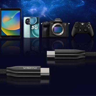 Дата кабель USB-C to USB-C 1.2m USB 3.1 Gen2 240W (50V/5A) Choetech (XCC-1035) (XCC-1035) | Зображення 5