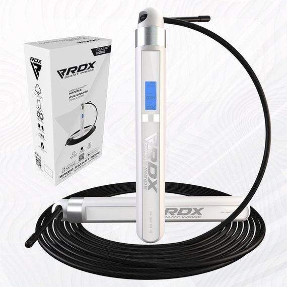 Скакалка акумуляторна RDX 75P інтелектуальна з цифровим лічильником із USB і додатком | Зображення 1