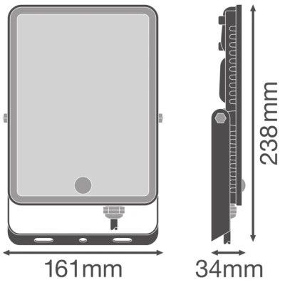 Прожектор LEDVANCE Flood ESSENTIAL SENSOR 50W 840 BK IP65 (4058075768390) | Зображення 7