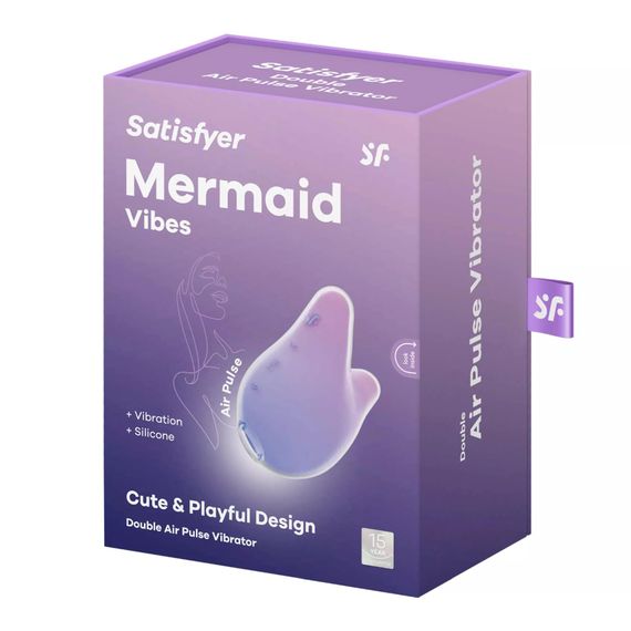 Вакуумний кліторальний стимулятор - Satisfyer Mermaid Vibes Violet/Pink | Зображення 5