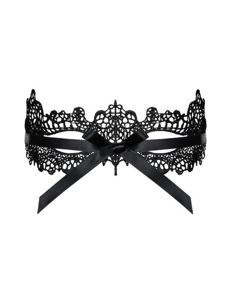 Мереживна маска Obsessive A701 mask, єдиний розмір, чорна | Зображення 2