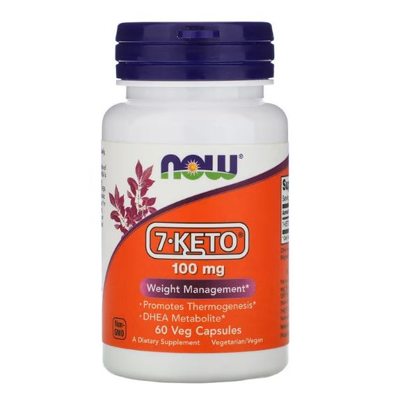 ДГЭА NOW Foods 7-Keto-DHEA 100 mg 60 Veg Caps