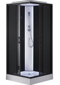 Душовий бокс BRAVO NIDA L90GBB (L90B), квадратний