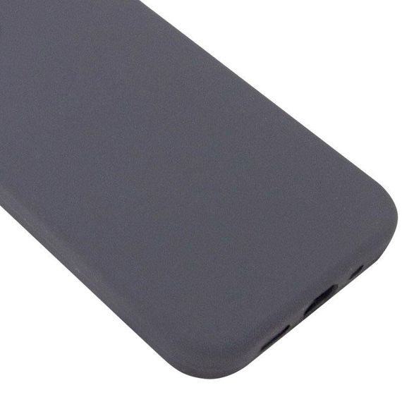 Чехол Silicone Case Full Protective (AA) NO LOGO для Apple iPhone 16 Pro (6.3") Серый / Dark Gray | Зображення 5