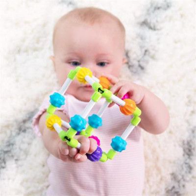 Погремушка Fat Brain Toys прорезыватель тактильный Кубби Quubi (F296ML) - Топ Продаж! | Зображення 2