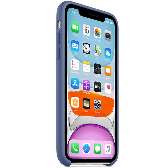 Чохол Silicone case (AAA) для Apple iPhone 11 Pro Max (6.5") Синий / Linen Blue | Зображення 1