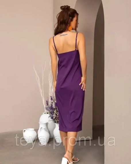 Плаття для жінок колір фіолетовий розмір M FI_007729 | Зображення 2