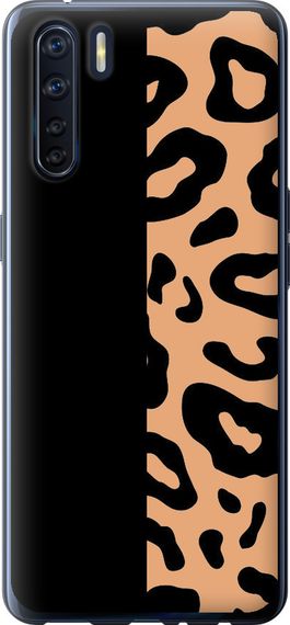 Чехол на Oppo A91 Пятна леопарда "4269u-1884-17620"