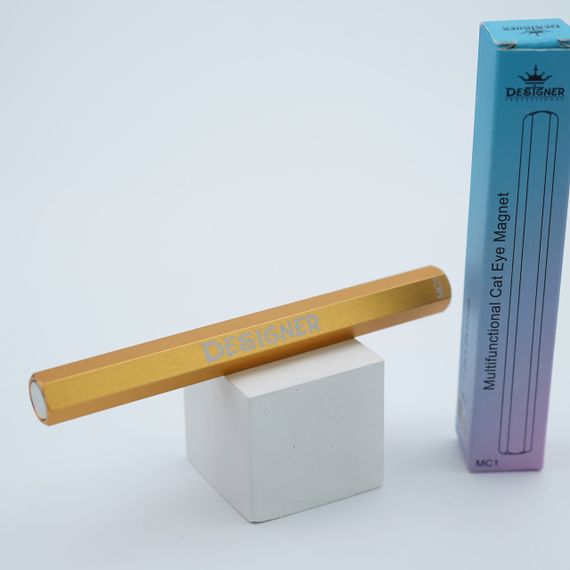 Двоcторонній магнит Designer МС1 з фігурними узорами (золотий) | Зображення 1