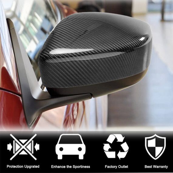 Накладки на Зеркала Карбон для Infiniti G25/G35/37 (V36/CV36) 2006-2015 гг | Зображення 2