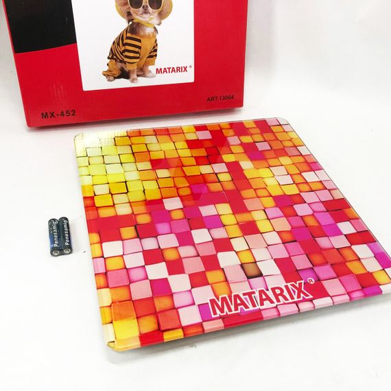 Ваги для підлоги MATARIX MX-452 180 кг, Ваги для вимірювання маси тіла, Електронні ваги мозаїка | Зображення 9