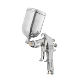Фарбопульт пневматичний HP, форсунка 1.5 мм, верхній металевий бачок 400 мл., 5бар INTERTOOL PT-02021